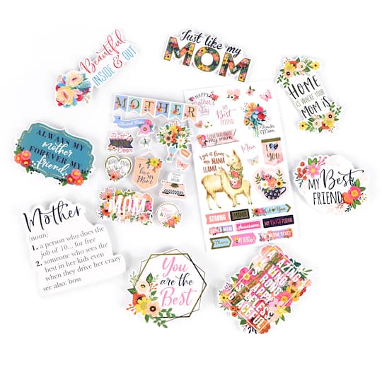 12 Pack: Mother Stickers by Recollections™